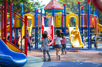 Childrens playing area